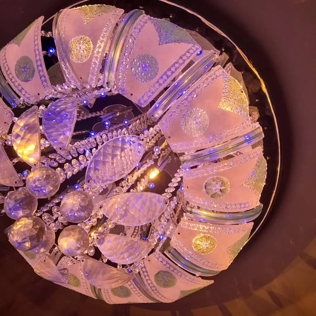 لوستر سقفی کریستالی|لوستر و چراغ آویز|تبریز, |دیوار