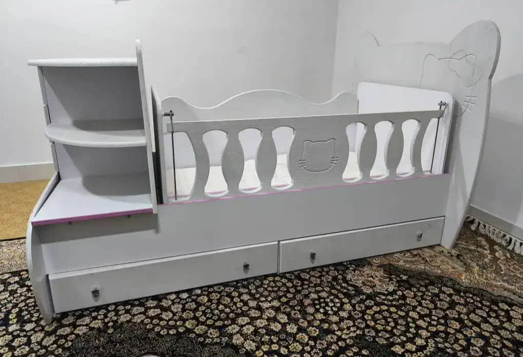 تخت کودک و نوجوان|تخت و سرویس خواب|میناب, |دیوار