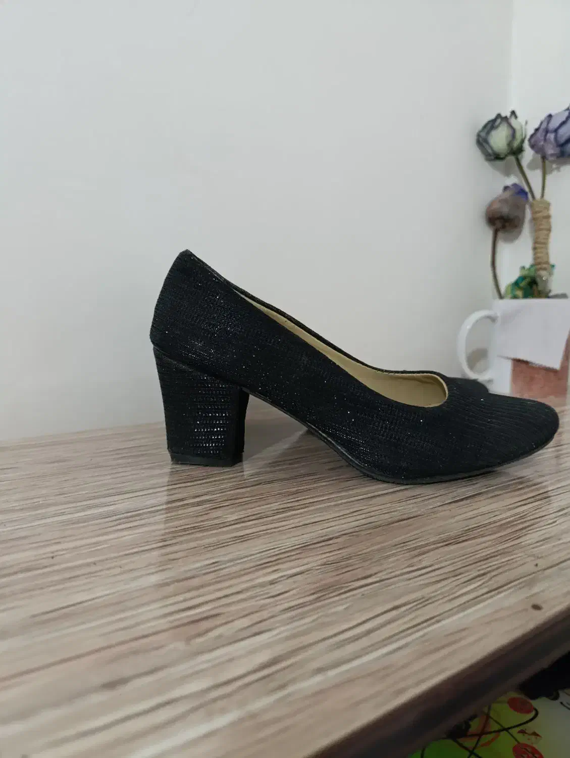 کفش مجلسی مشکی زنانه سایز ۳۷ و ۳۸|کیف، کفش، کمربند|خرمآباد, |دیوار