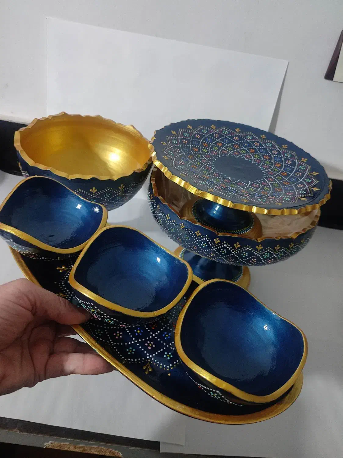 ظروف پذیرایی سنتی|صنایع دستی و سایر لوازم تزئینی|گنبد کاووس, |دیوار