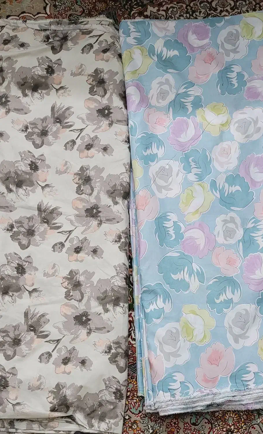 پارچه های ملحفه ای دولا عرض|لوازم خیاطی و بافتنی|تهران, مجیدآباد|دیوار