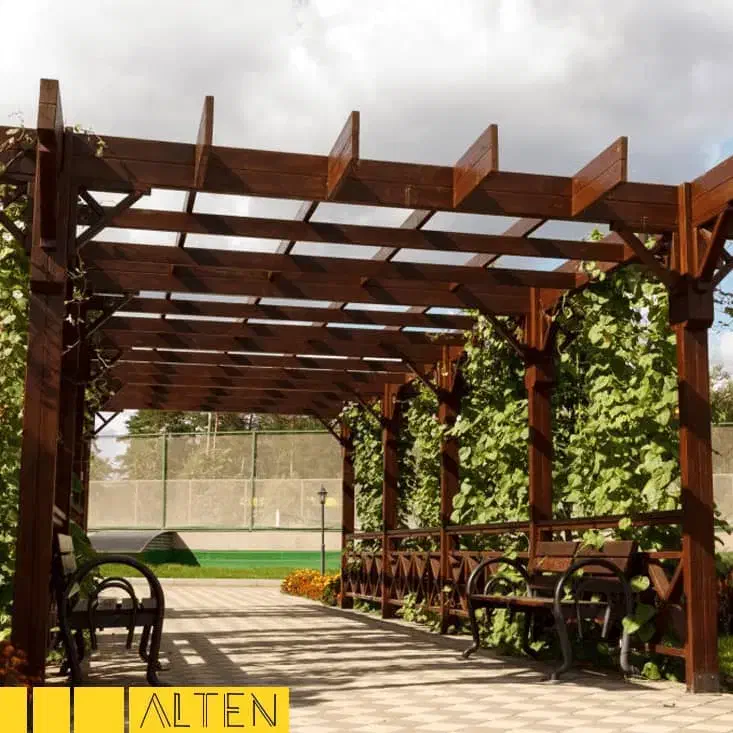 اجرای سقف پلی کربنات لوکس طراحی خاص و دوام بالا|خدمات پیشه و مهارت|کاشان, فاز ۱ ناجی آباد|دیوار