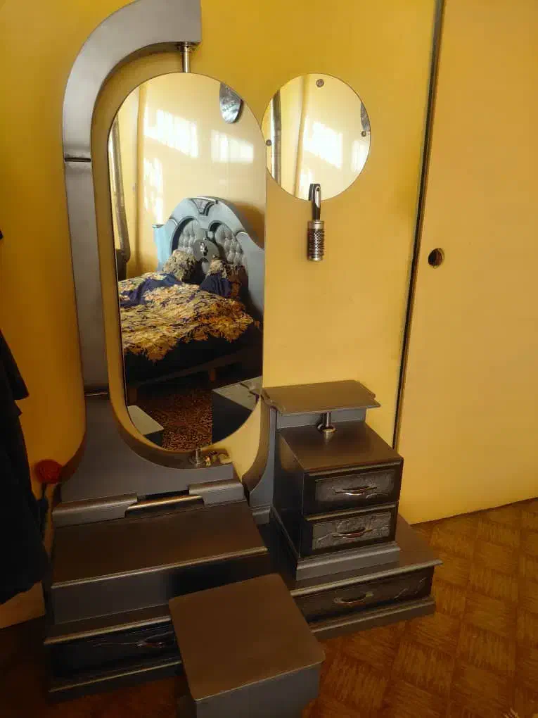 تخت خواب ۲نفره بامیز ارایش|تخت و سرویس خواب|شاهین‌شهر, شهرک سایت|دیوار