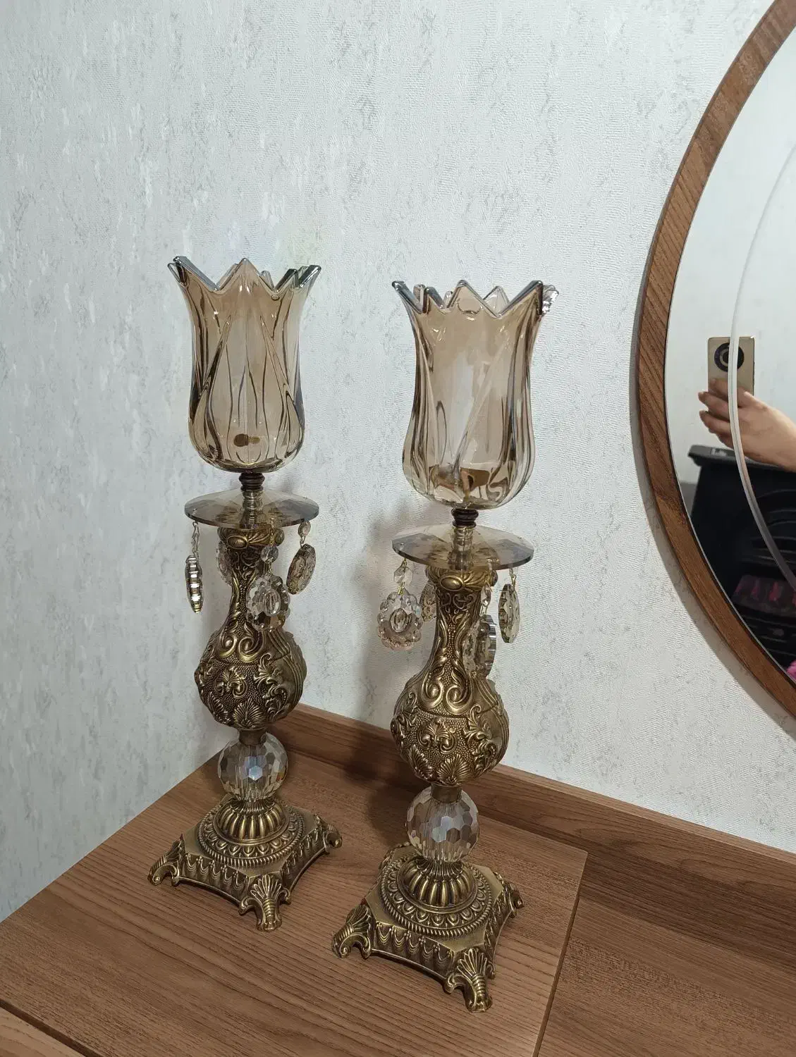 شمعدان های زیبا|چراغ خواب و آباژور|اسلام‌شهر, باغ فیض|دیوار