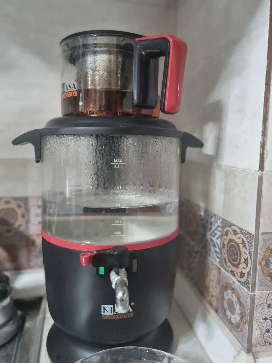 سماور برقی ناسا|سماور، چای‌ساز، قهوه‌ساز|اصفهان, باغ فدک|دیوار