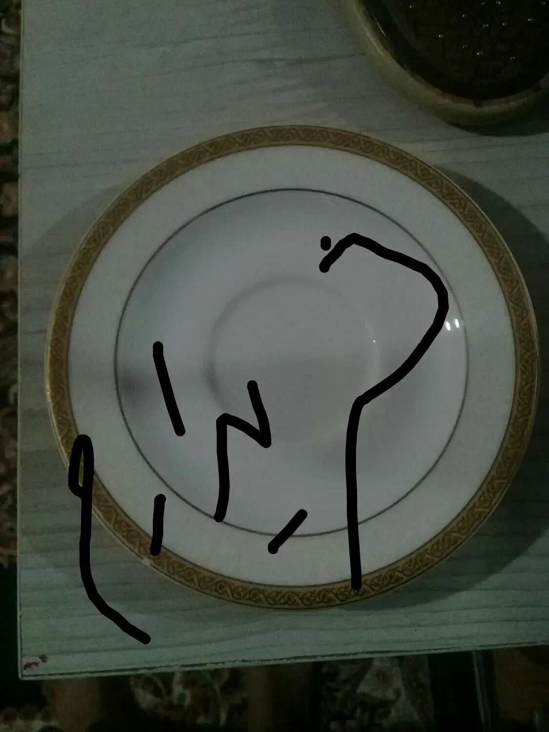 چینی|ظروف سرو و پذیرایی|دورود, |دیوار