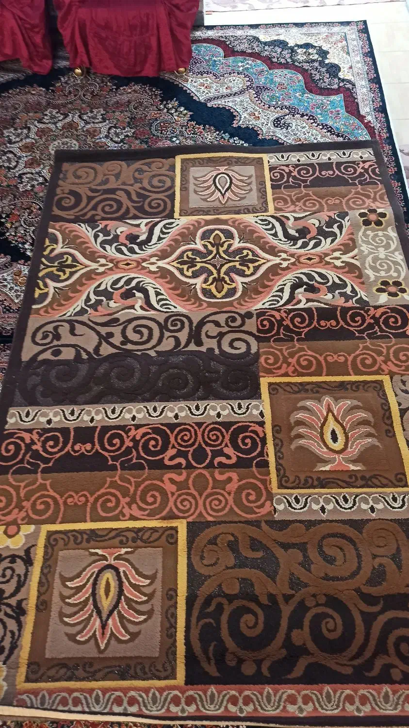 گلیم فرش شیش متری|گلیم، جاجیم، گبه|کرمانشاه, |دیوار