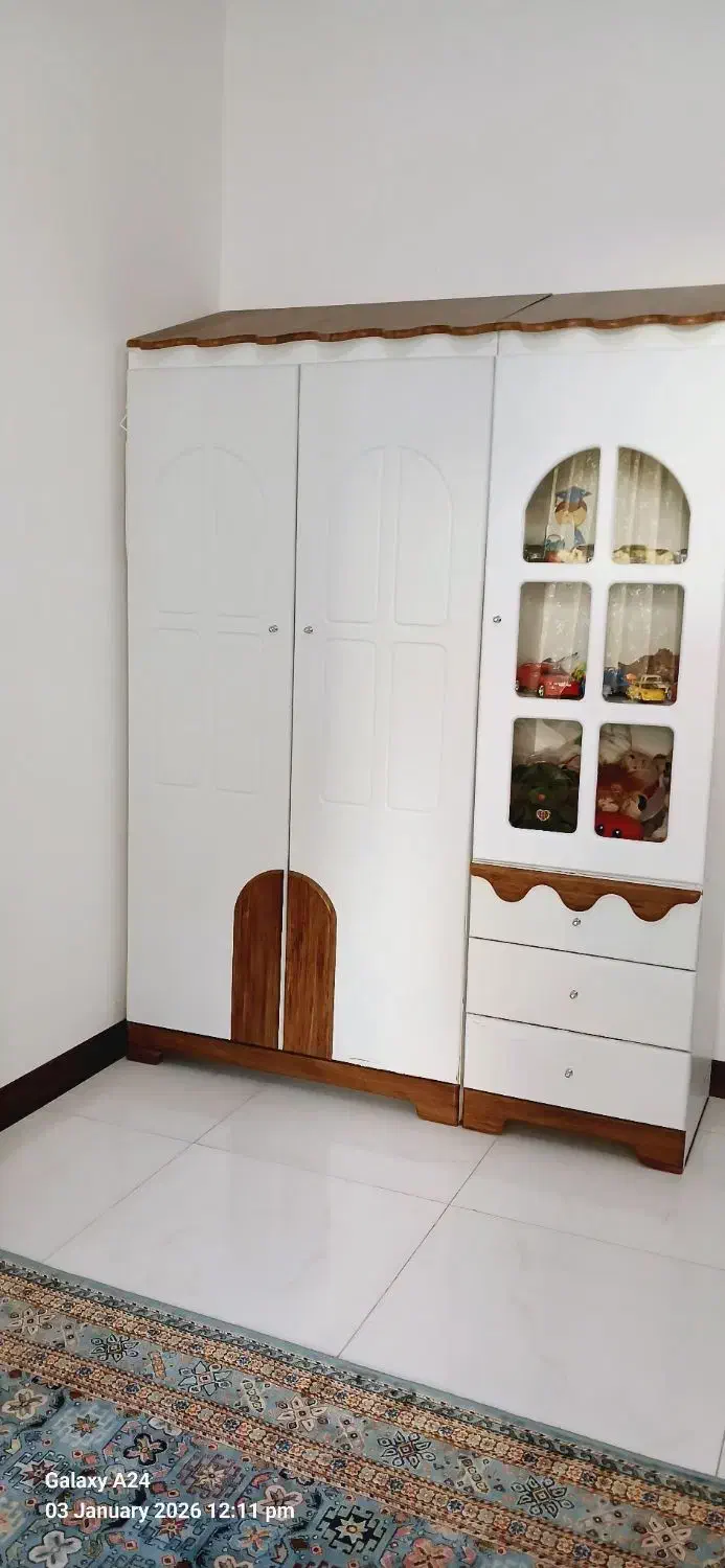 تخت و کمد کودک و نوجوان|تخت و سرویس خواب|ساری, |دیوار