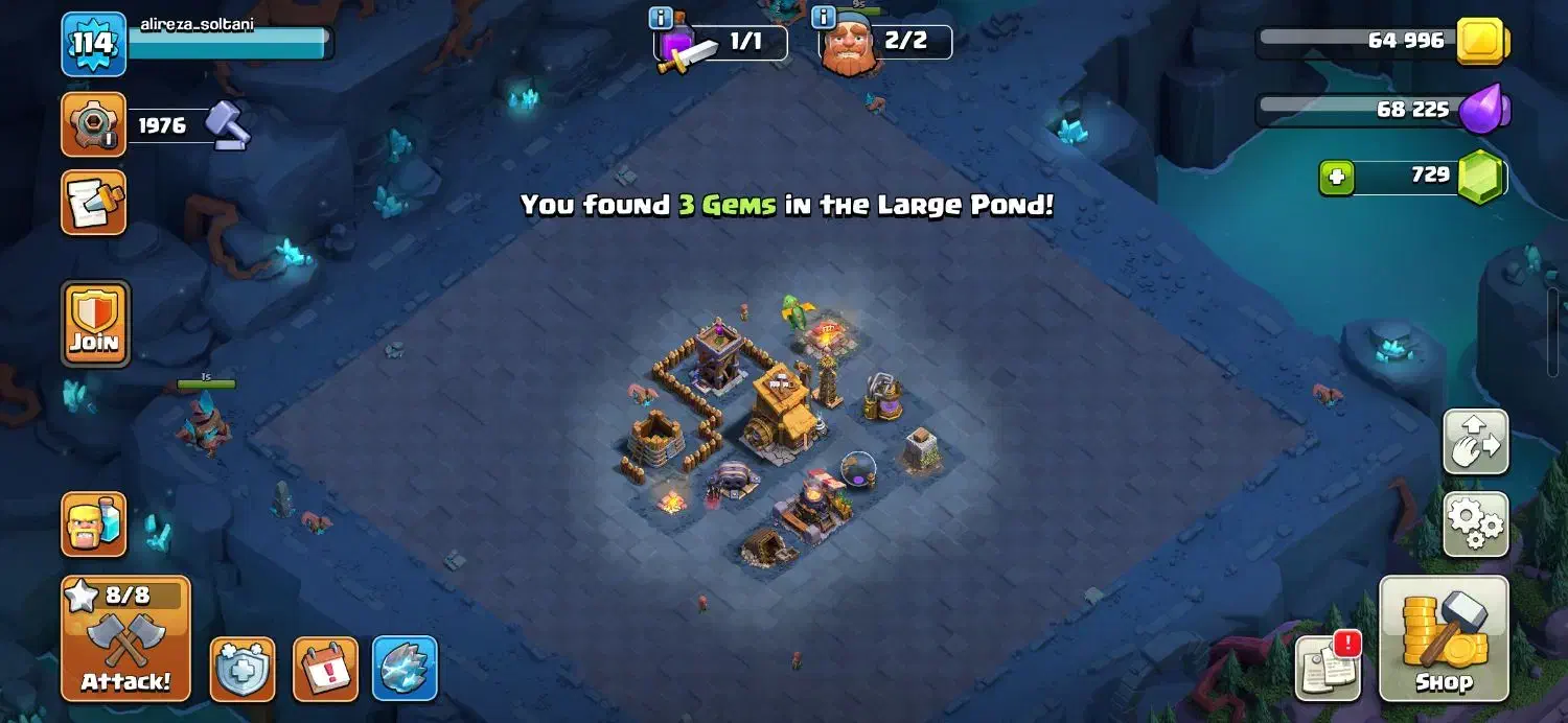 اکانت کلش اف کلنز|کنسول، بازی ویدئویی و آنلاین|قم, نیروگاه|دیوار