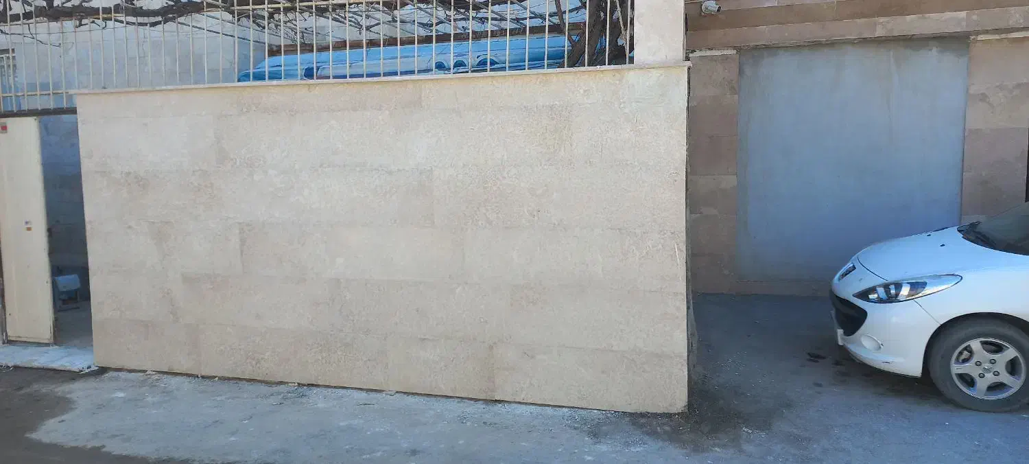 اجرای نما‌ سنگ ساده طرح باکس دار|خدمات پیشه و مهارت|بجنورد, |دیوار