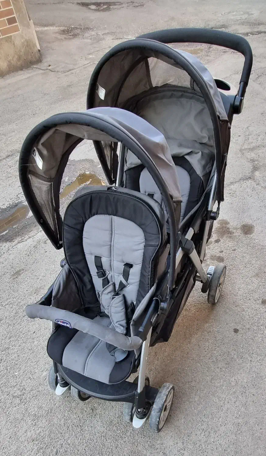 کالسکه دوقلو چیکو|کالسکه و لوازم جانبی|قم, صفاشهر|دیوار