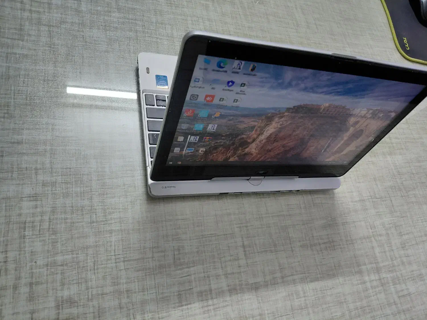 لپ تاپ لمسی اچ پی (hp) ۳۶۰ درجه در حد نو|رایانه همراه|قم, هنرستان|دیوار