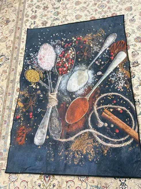 فرش آشپزخانه کاملا نو و سالم|فرش|تهران, زرگنده|دیوار