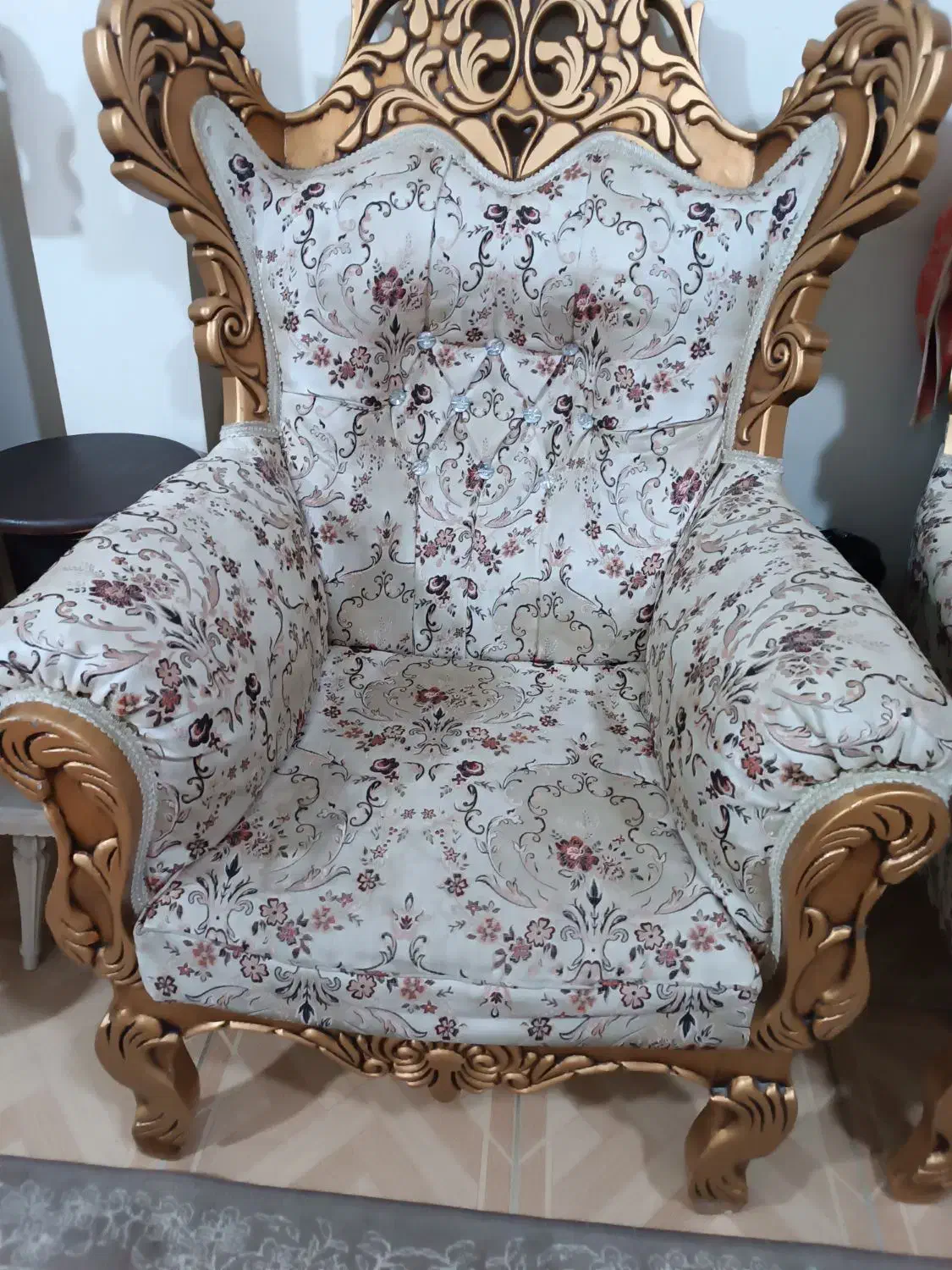 مبل سلطنتی ۷نفره|مبلمان خانگی و میز عسلی|آبیک, |دیوار