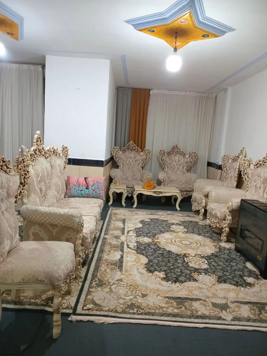 مبل سلطنتی|مبلمان خانگی و میز عسلی|الوند, |دیوار