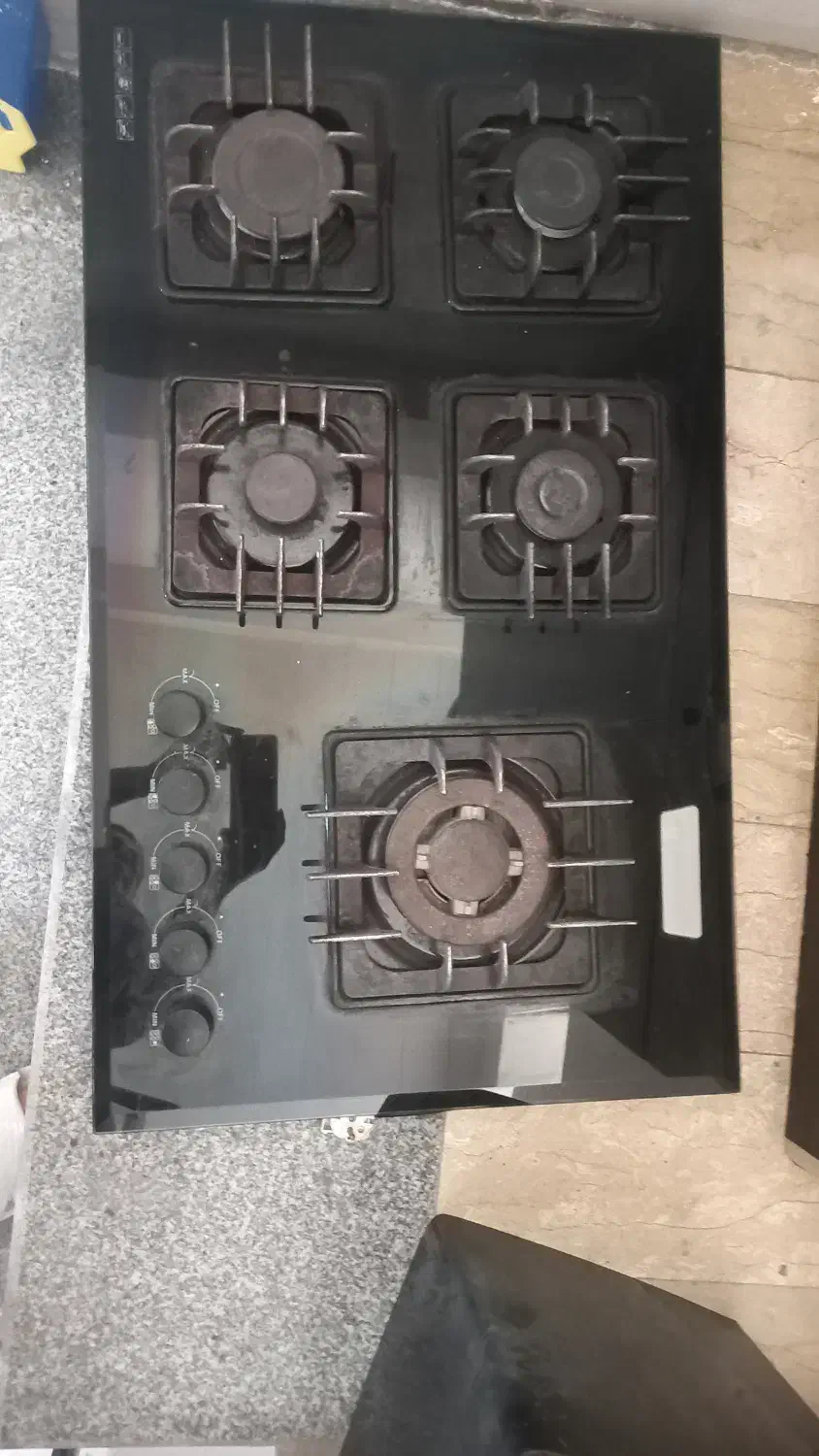 گاز ۵شعله|اجاق گاز و لوازم برقی پخت‌وپز|رشت, پاستوریزه|دیوار