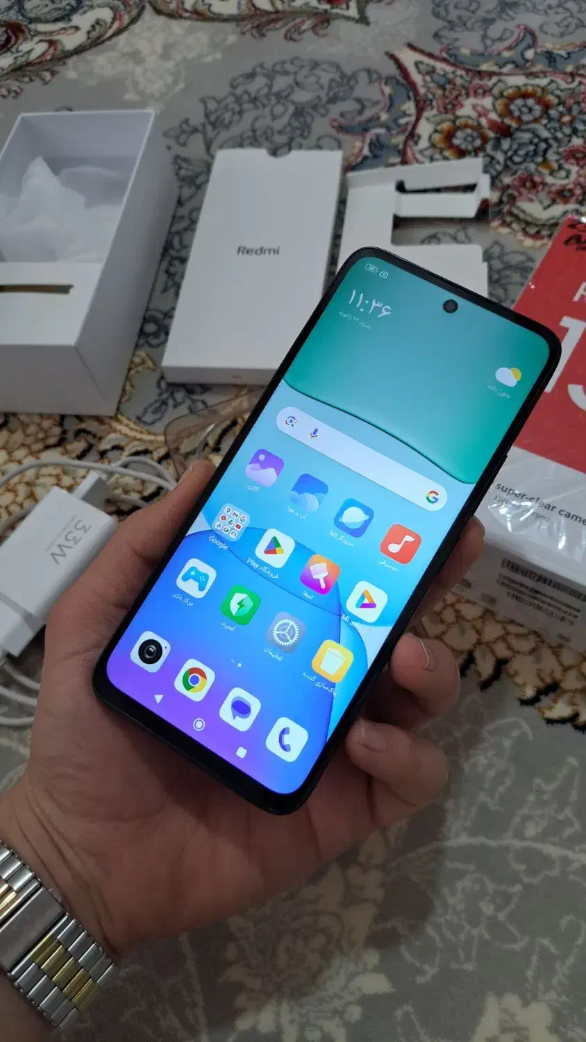 گوشی ردمی ۱۳ حافظه 256 گیگ|موبایل|هشتگرد, شهرک بعثت|دیوار