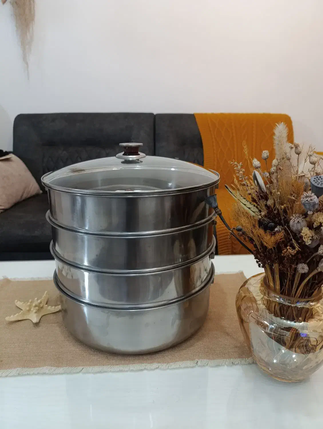 بخارپز استیل نو|ظروف پخت‌وپز|رشت, شالکو|دیوار