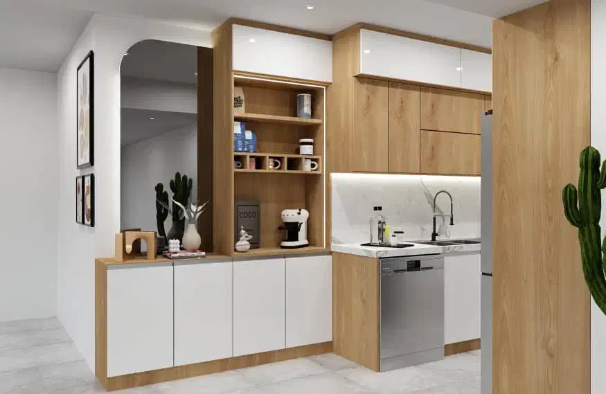 کابینت سفید قهوه ای|مصالح و تجهیزات ساختمان|دماوند, مسکن مهر گیلاوند|دیوار