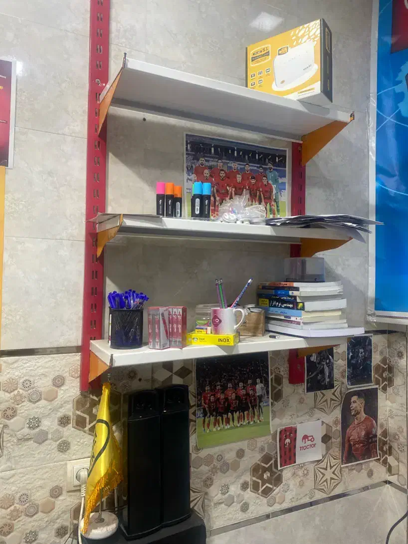 قفسه سه ردیفه|کتابخانه، شلف، قفسههای دیواری|تبریز, |دیوار