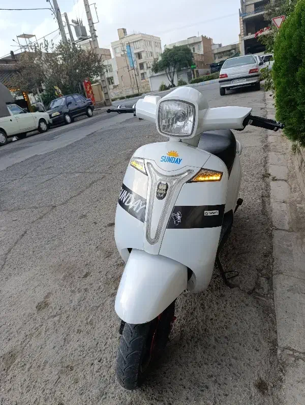 موتور برقی طرح وسپا1500|موتورسیکلت|نیشابور, شهرک بهداری|دیوار