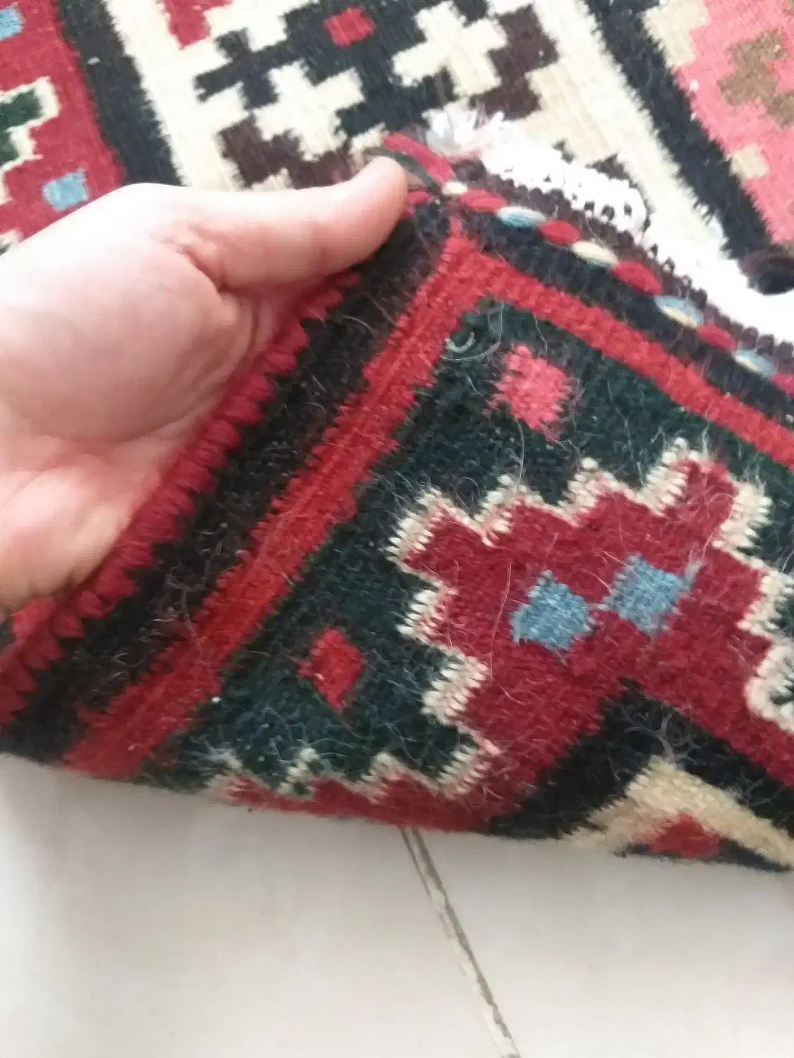 گلیم پشم گوسفند|گلیم، جاجیم، گبه|اسلام‌شهر, شهرک واوان|دیوار