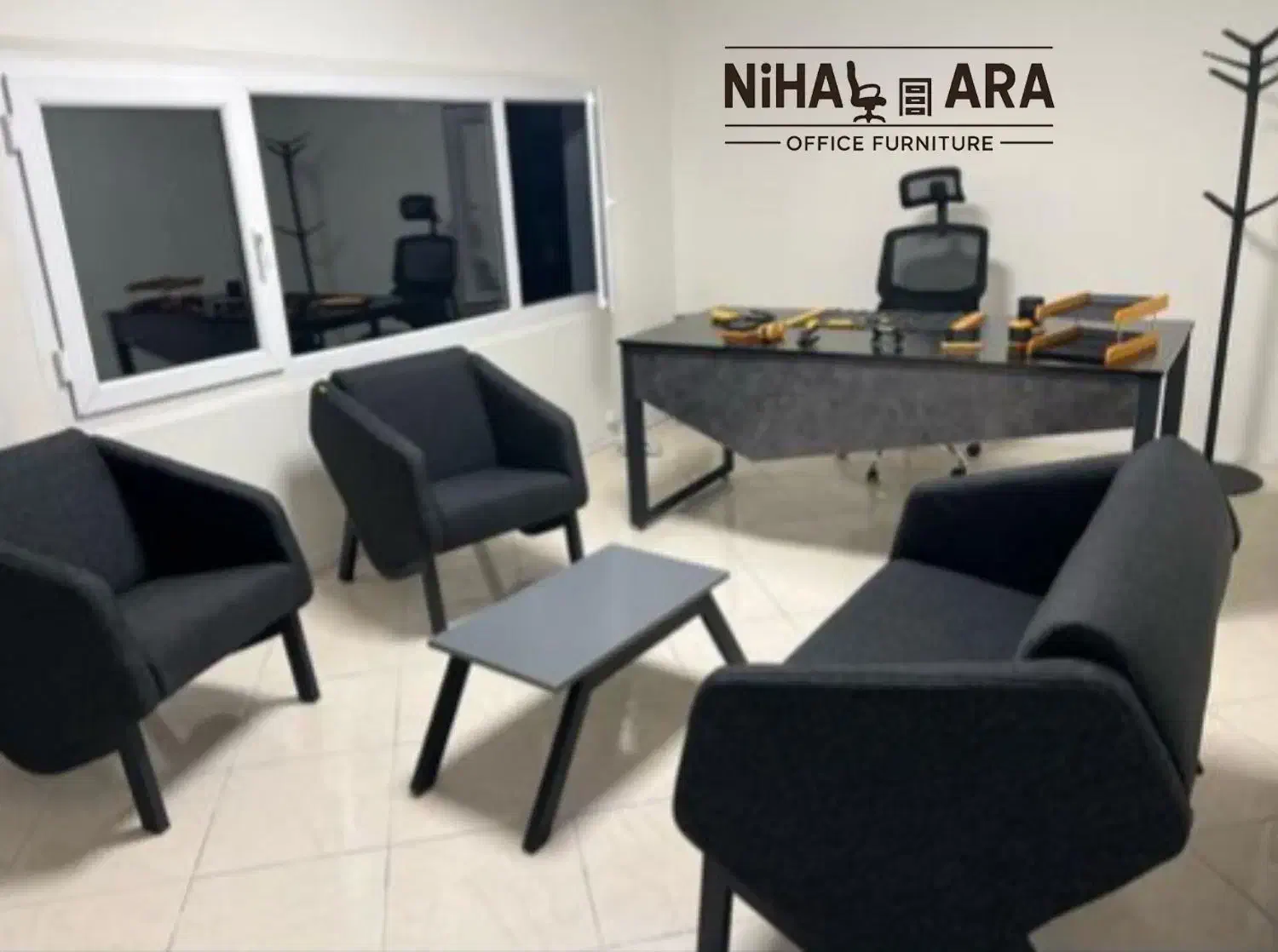 مبل نیمست میز و صندلی اداری52396فوم سرد کمجا|مبلمان اداری|تهران, صادقیه|دیوار