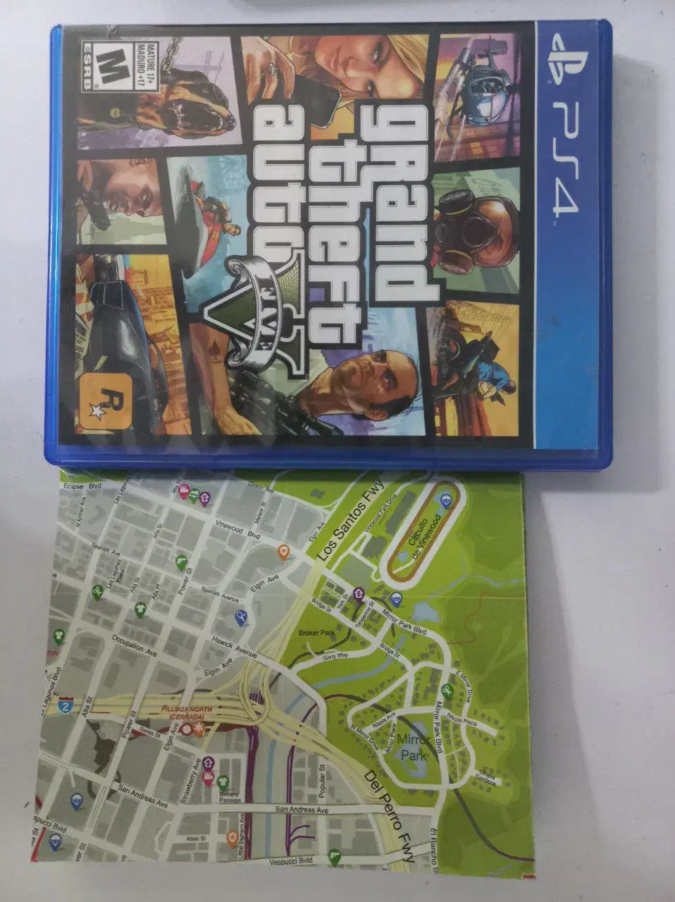 دیسک بازی gta v برای ps4|کنسول، بازی ویدئویی و آنلاین|مشهد, هفت تیر (آب و برق)|دیوار