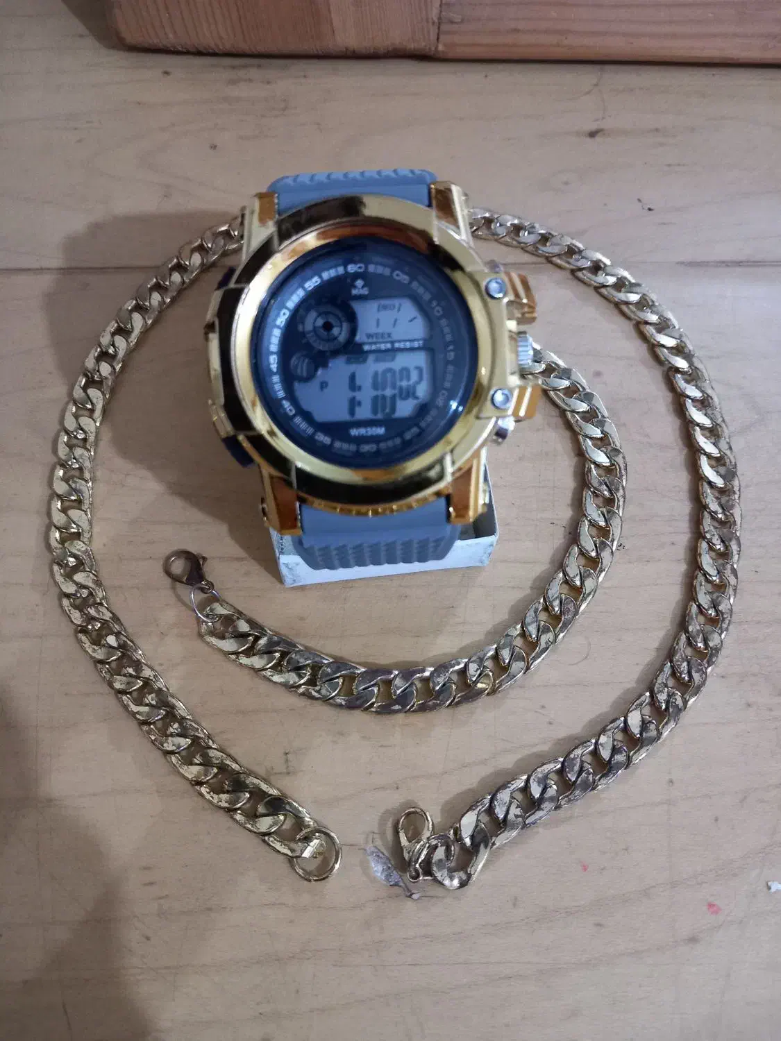 ست طلایی و نقره ای گردنبند و دستبند|بدلیجات|کردکوی, |دیوار