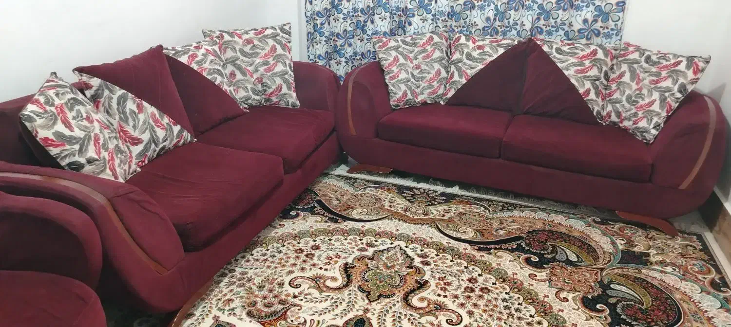 مبل راحتی 8نفره|مبلمان خانگی و میز عسلی|تربت‌حیدریه, شهرک ولیعصر|دیوار
