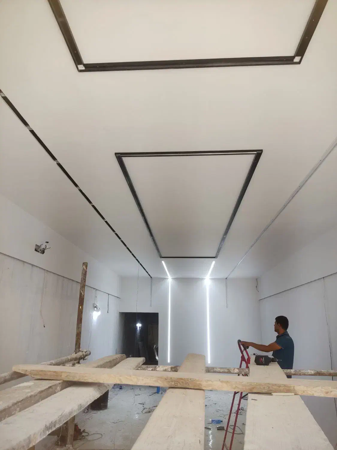 سقف کاذب کناف ساده وطرح دار|خدمات پیشه و مهارت|بندرعباس, |دیوار