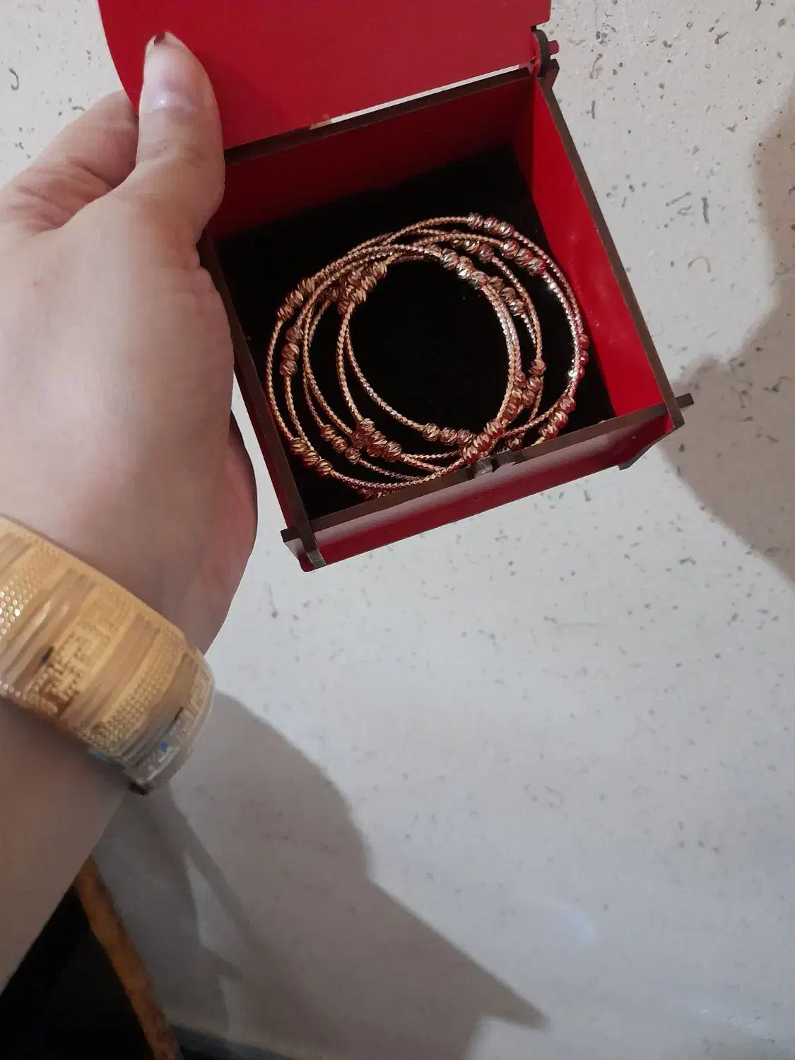 النگو البرناردو طرح طلا رنگ ثابت قیمت مناسب|بدلیجات|پارسآباد, |دیوار