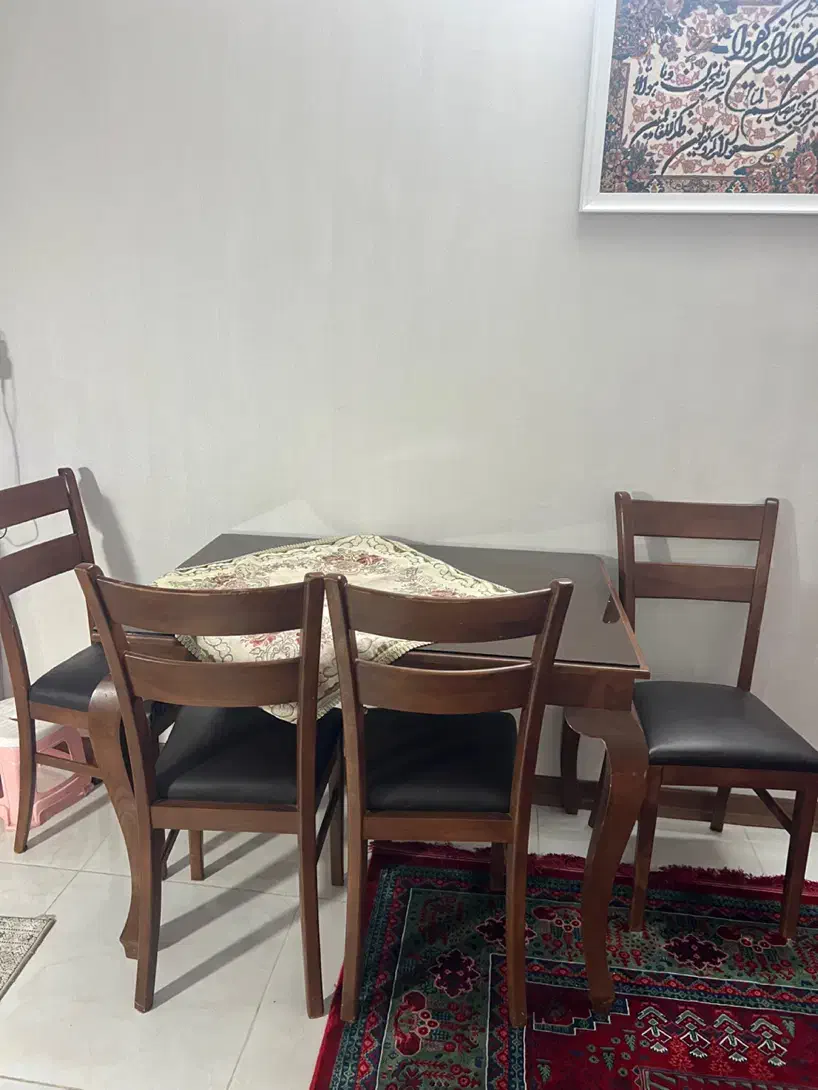 ناهارخوری بدون شکستگی چوب راش|میز و صندلی غذاخوری|مشهد, هفده شهریور|دیوار