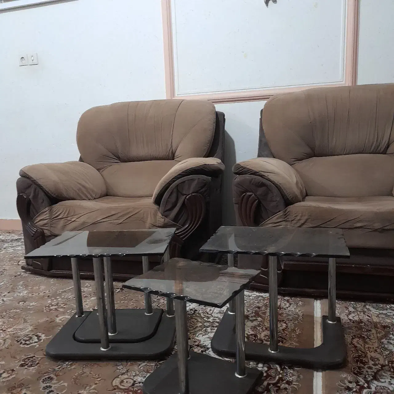 مبل ۷ نفره خارجی با میز و عسلی|مبلمان خانگی و میز عسلی|اهواز, فاز ۱ پادادشهر|دیوار