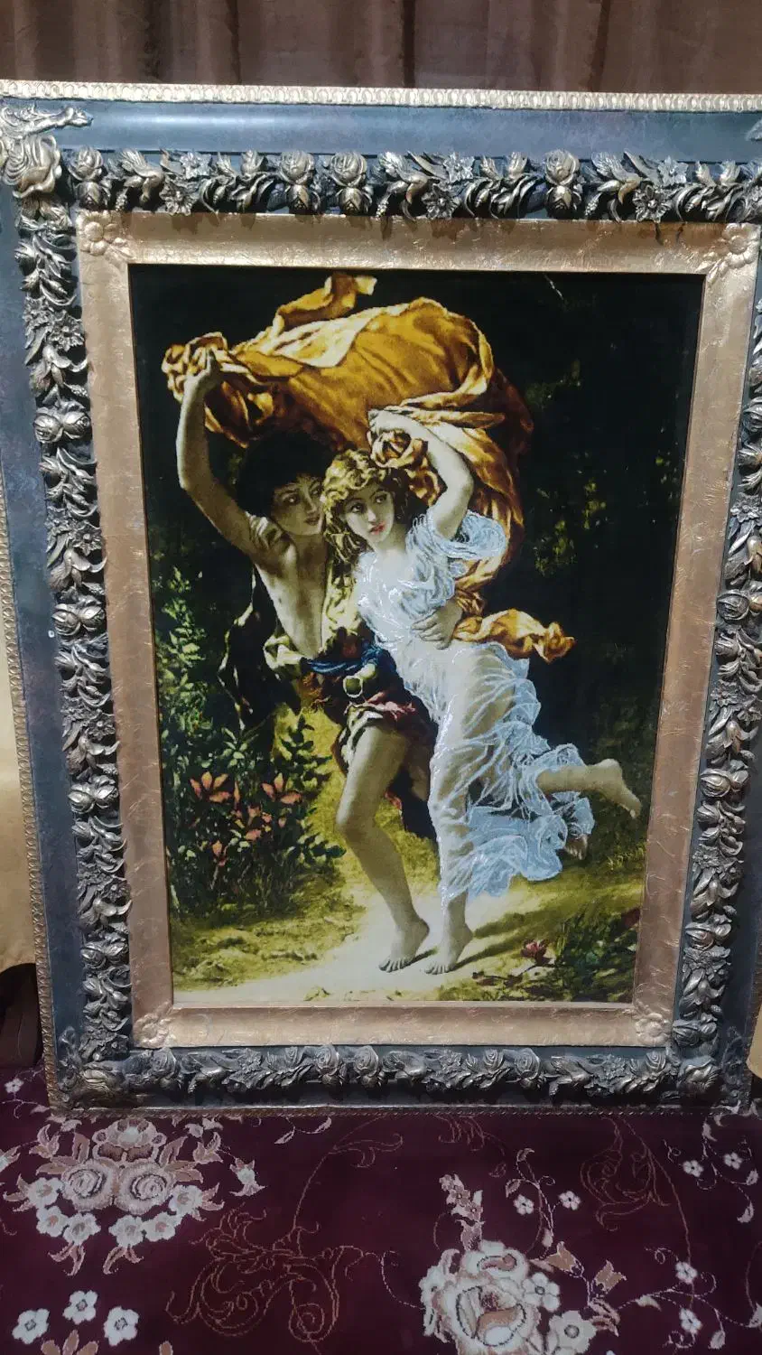 تابلو فرش دستباف|تابلو فرش|شاهینشهر, شهرک هشت بهشت|دیوار