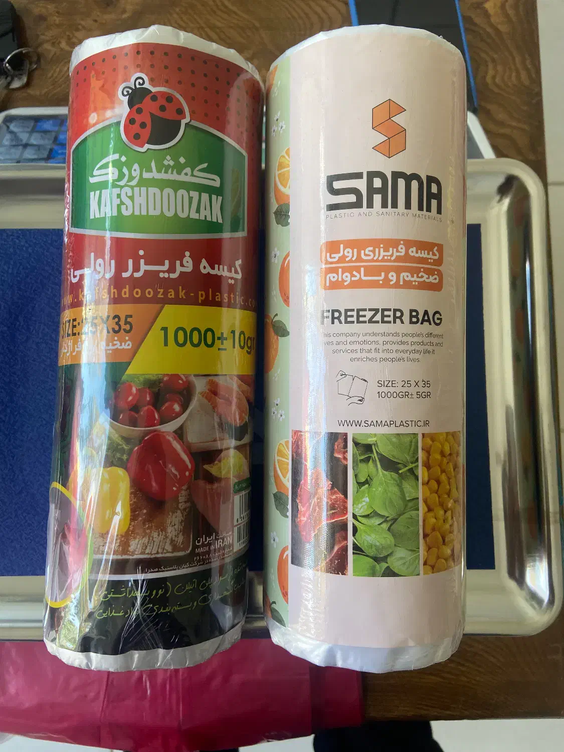 پلاستیک فریزر و دسته دار|ظروف نگهدارنده، پلاستیکی، یکبارمصرف|بروجرد, |دیوار