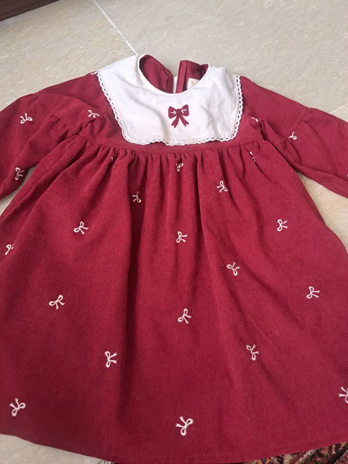 پیراهن پاییزه یلدایی|کفش و لباس بچه|قم, سالاریه|دیوار