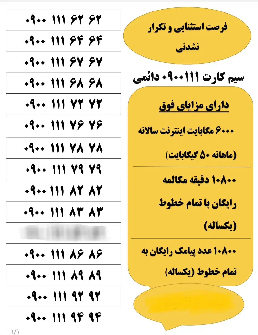 0900-111-34-34|سیم‌کارت|تهران, آذربایجان|دیوار