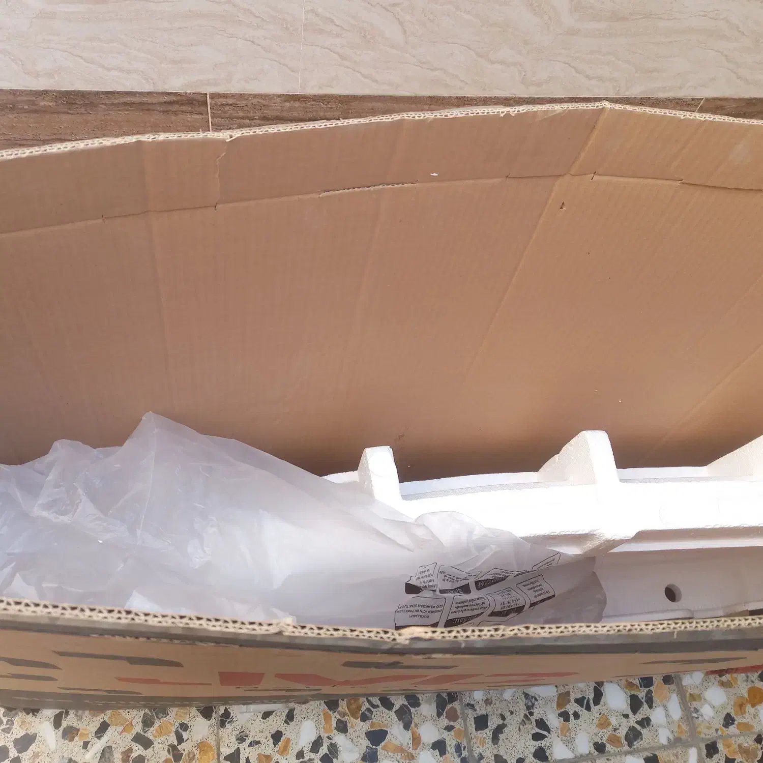 فروش کارتن تلویزیون 65 اینچ جی وی سی|ابزارآلات|نجفآباد, گلدشت|دیوار