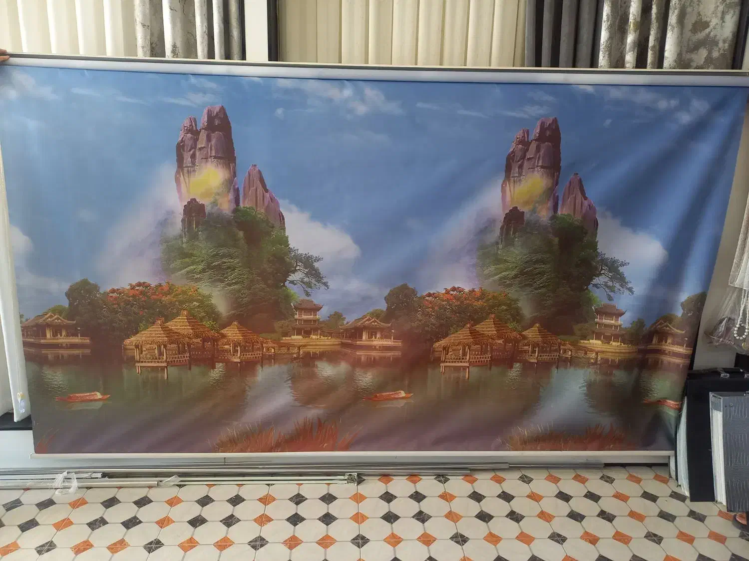 پرده|پرده، رانر، رومیزی|مهریز, |دیوار