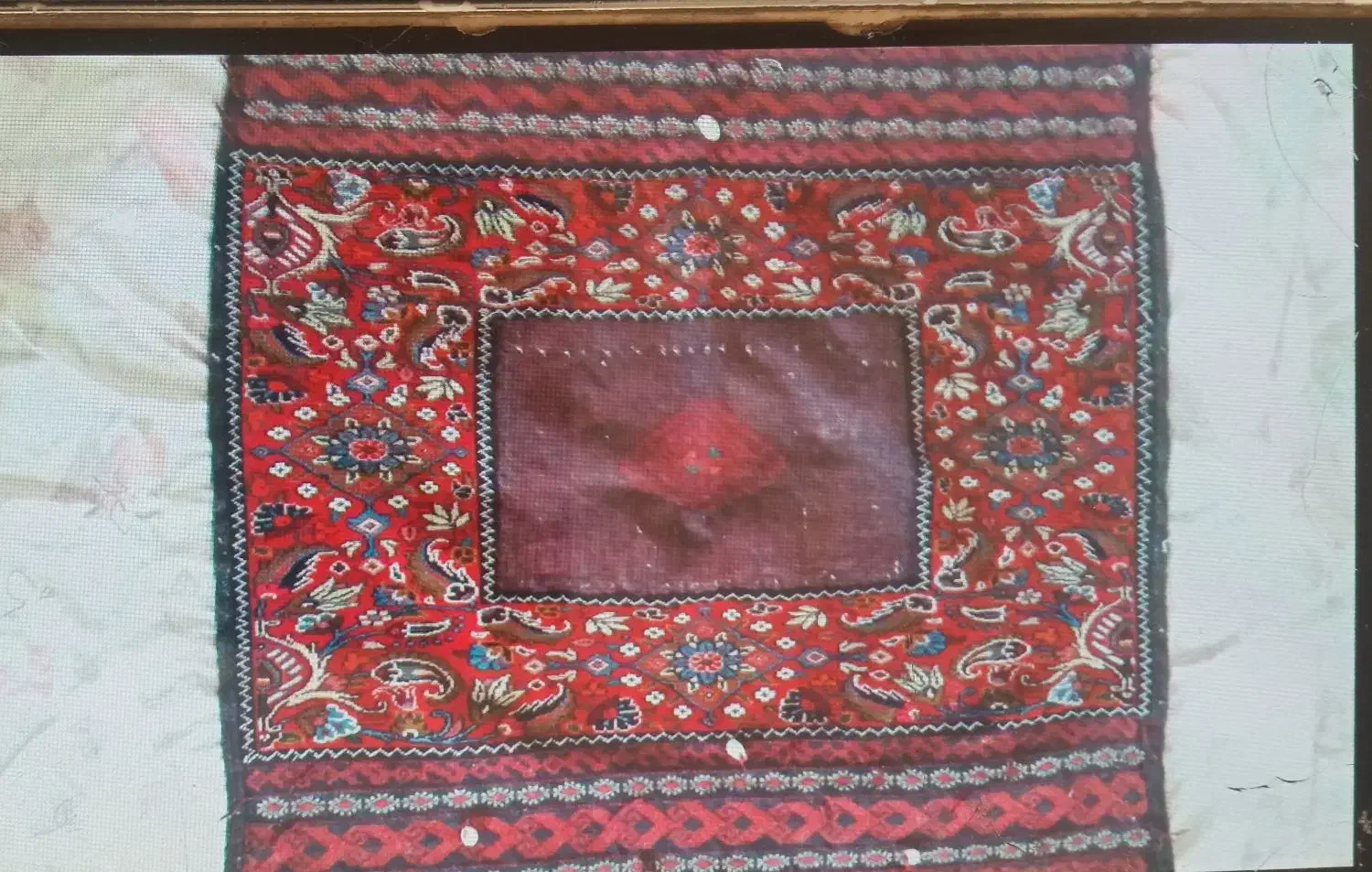 خورجین قدیمی|گلیم، جاجیم، گبه|بیرجند, |دیوار