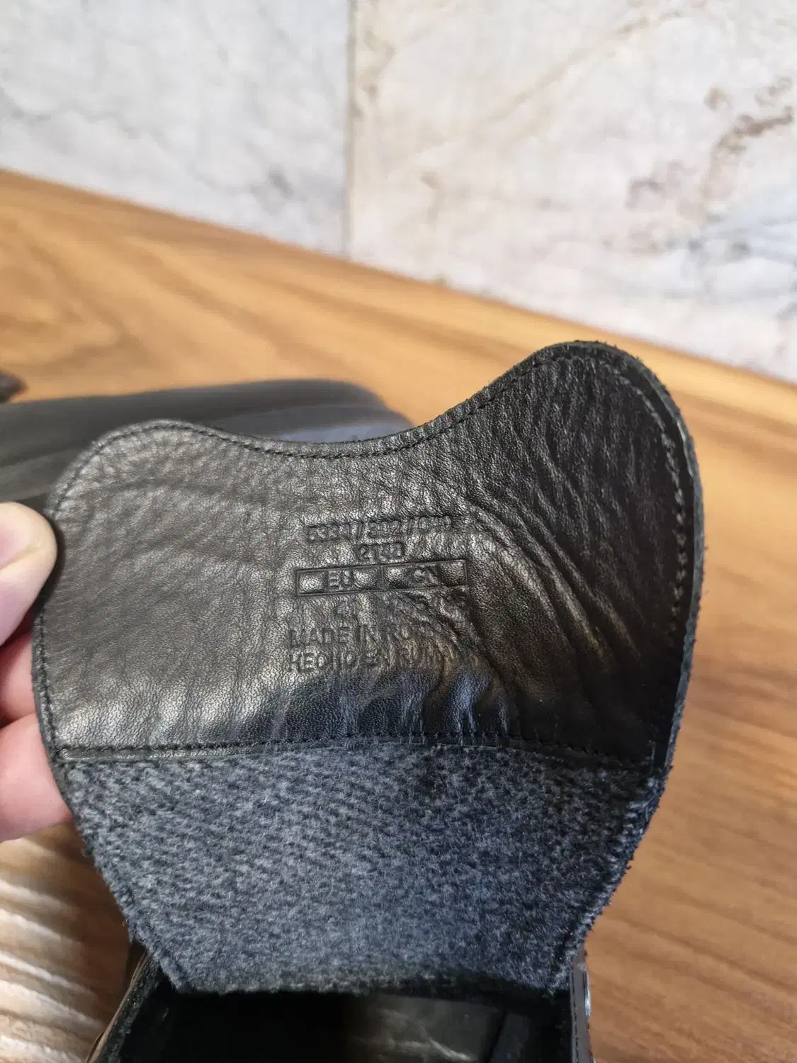 نیم بوت زارا چرم مشکی|کیف، کفش، کمربند|تهران, اتحاد|دیوار