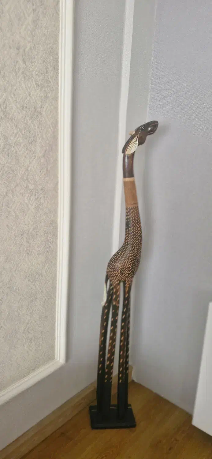 مجسمه چوبی هندی|مجسمه، تندیس، ماکت|گرگان, |دیوار