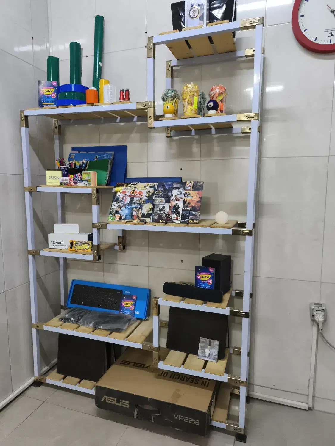 کتابخانه و استند|کتابخانه، شلف، قفسههای دیواری|تهران, تهرانپارس شرقی|دیوار