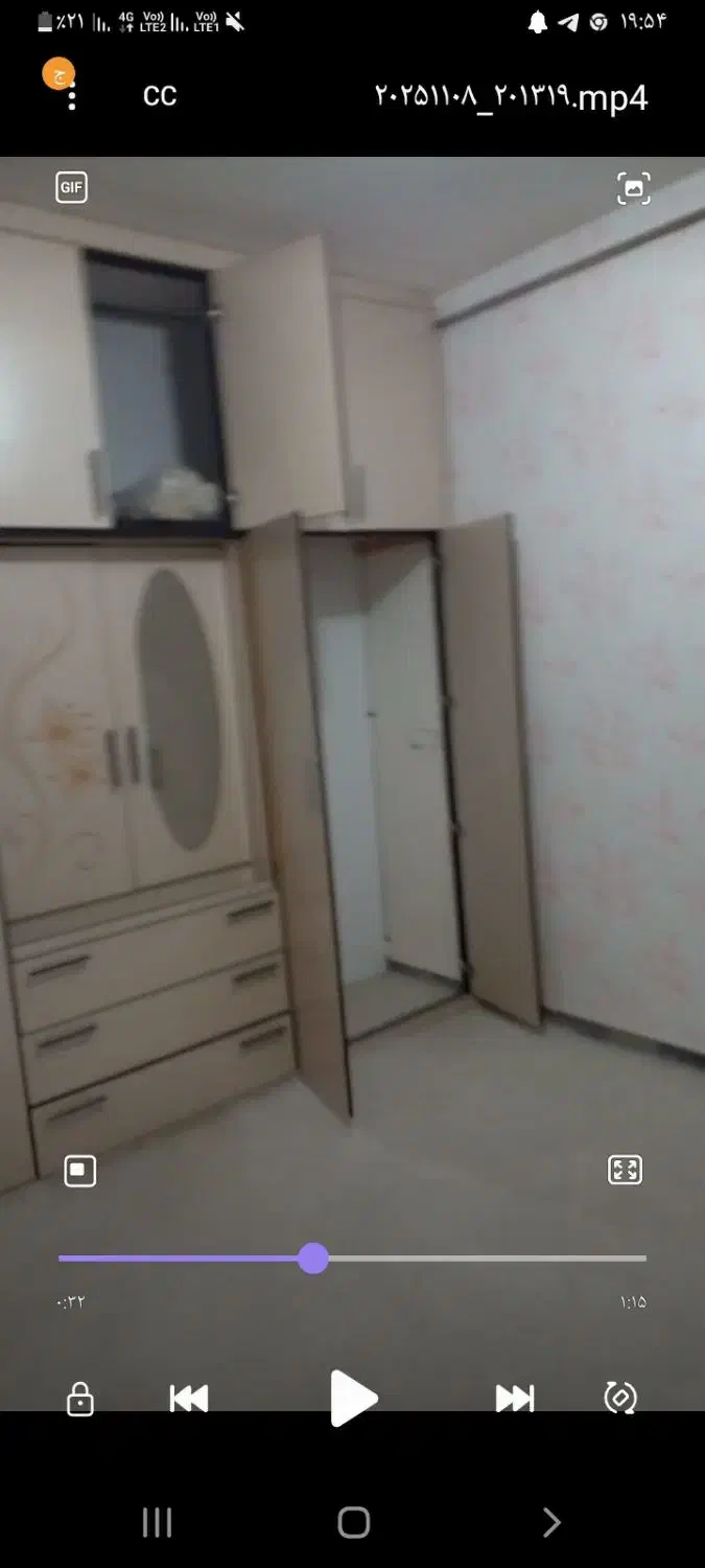 کمد دیواری در حد نو ۳ ماه نصب باز شده|جاکفشی، کمد، دراور|پارس‌آباد, |دیوار