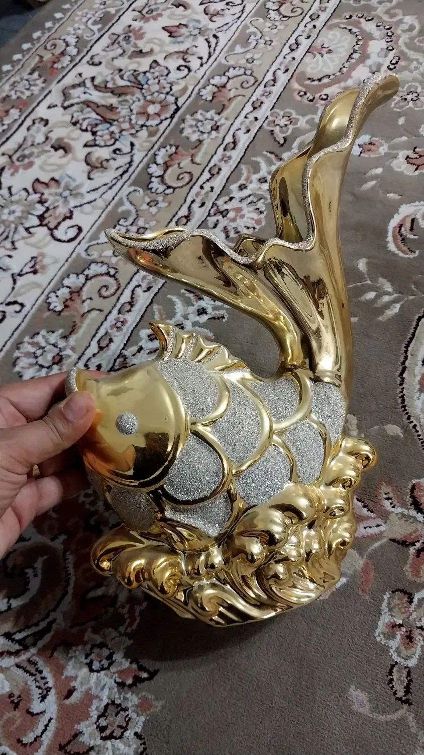 گلدان ماهی دکور|صنایع دستی و سایر لوازم تزئینی|ساوه, |دیوار
