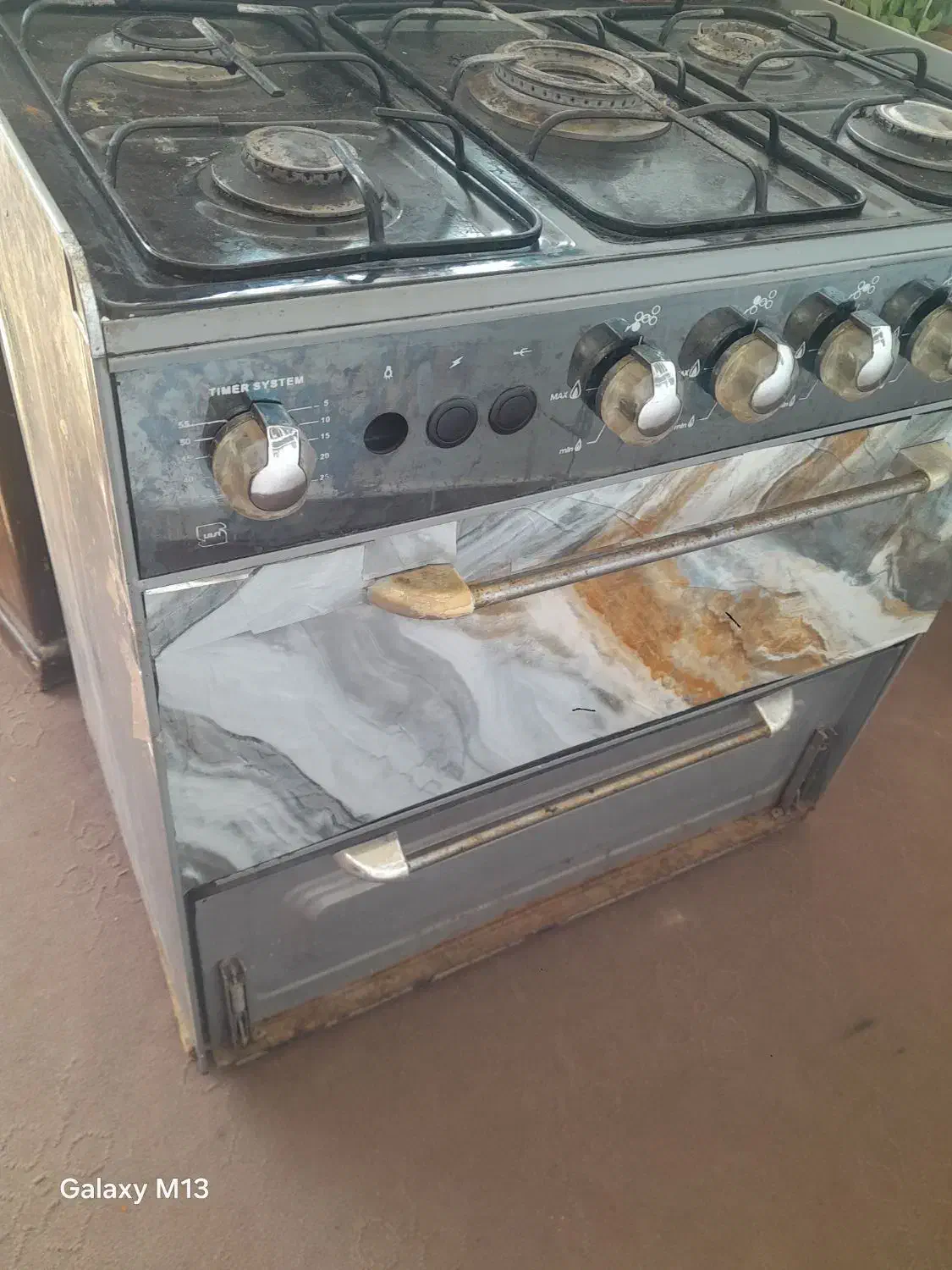 گازطرح فر۵شعله سالم|اجاق گاز و لوازم برقی پختوپز|شیروان (خراسان), |دیوار