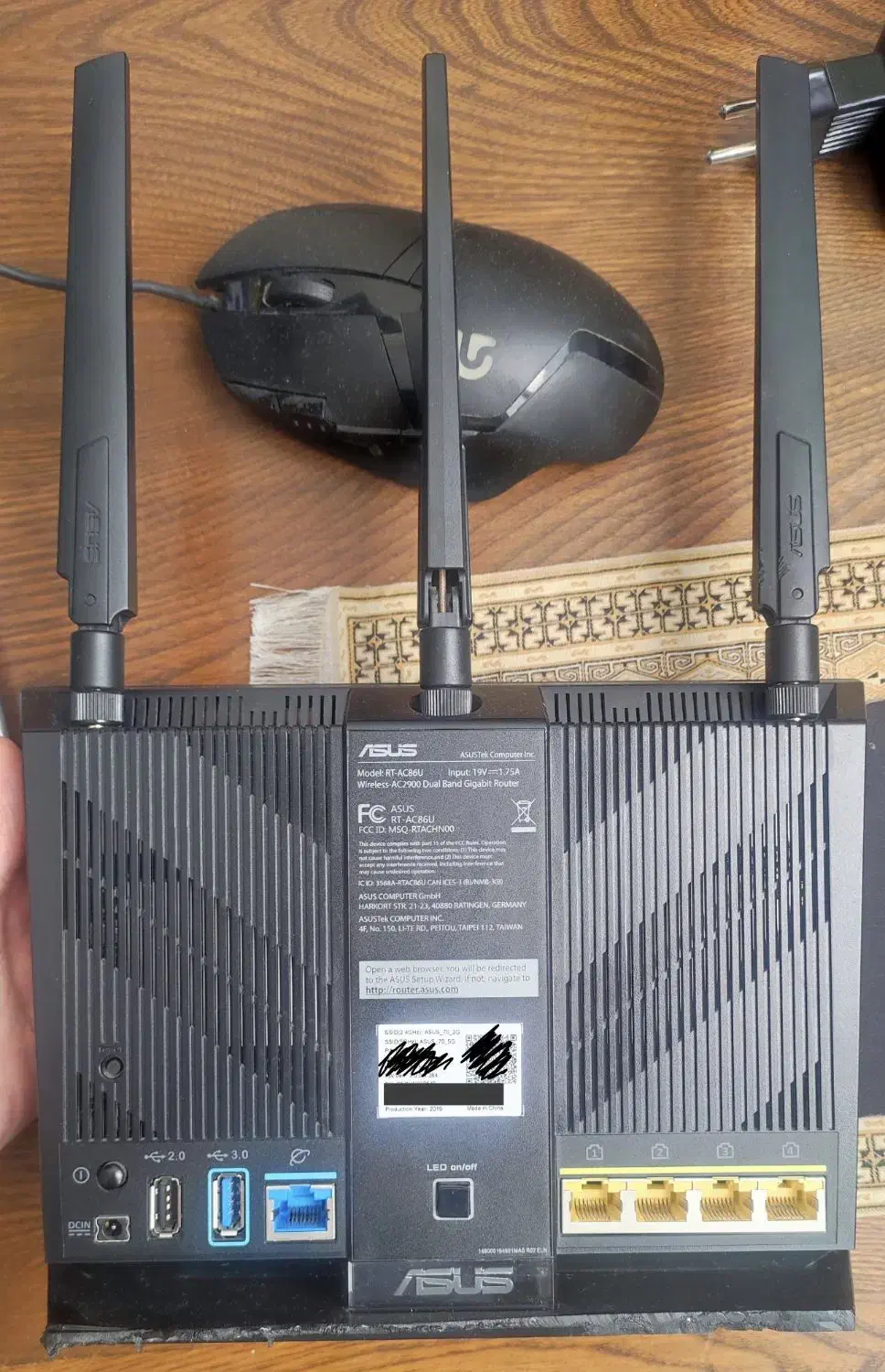 روتر ایسوس ASUS RT-AC86U|مودم و تجهیزات شبکه|تهران, سازمان برنامه شمالی|دیوار