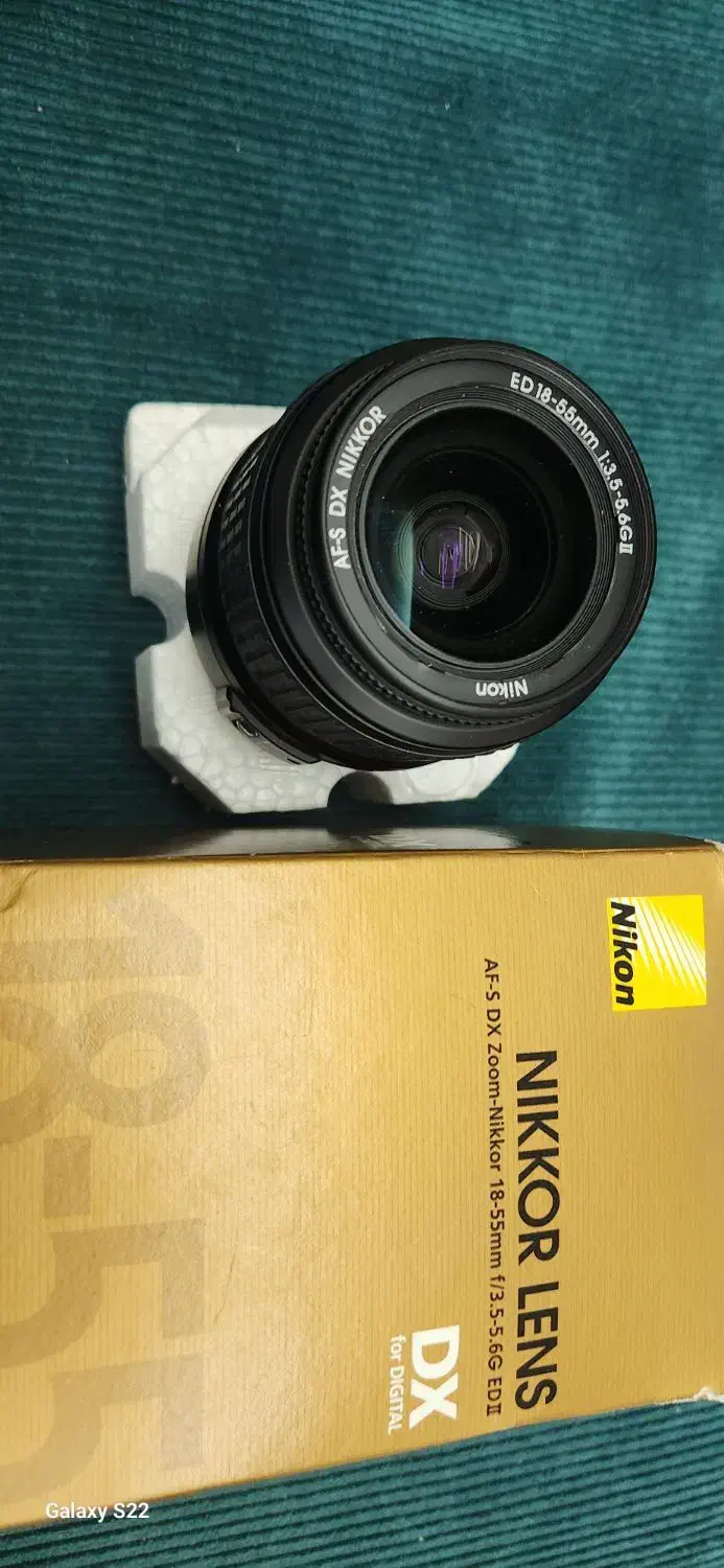 لنز دوربین NIKON سایز 18-55 zoom|دوربین عکاسی و فیلمبرداری|مشهد, جانباز|دیوار