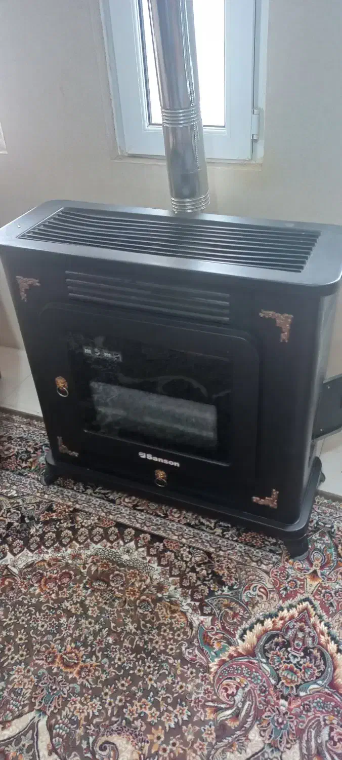 بخاری سن سون بزرگ درحد نو|بخاری، هیتر، شومینه|گلبهار, شهر جدید گلبهار|دیوار